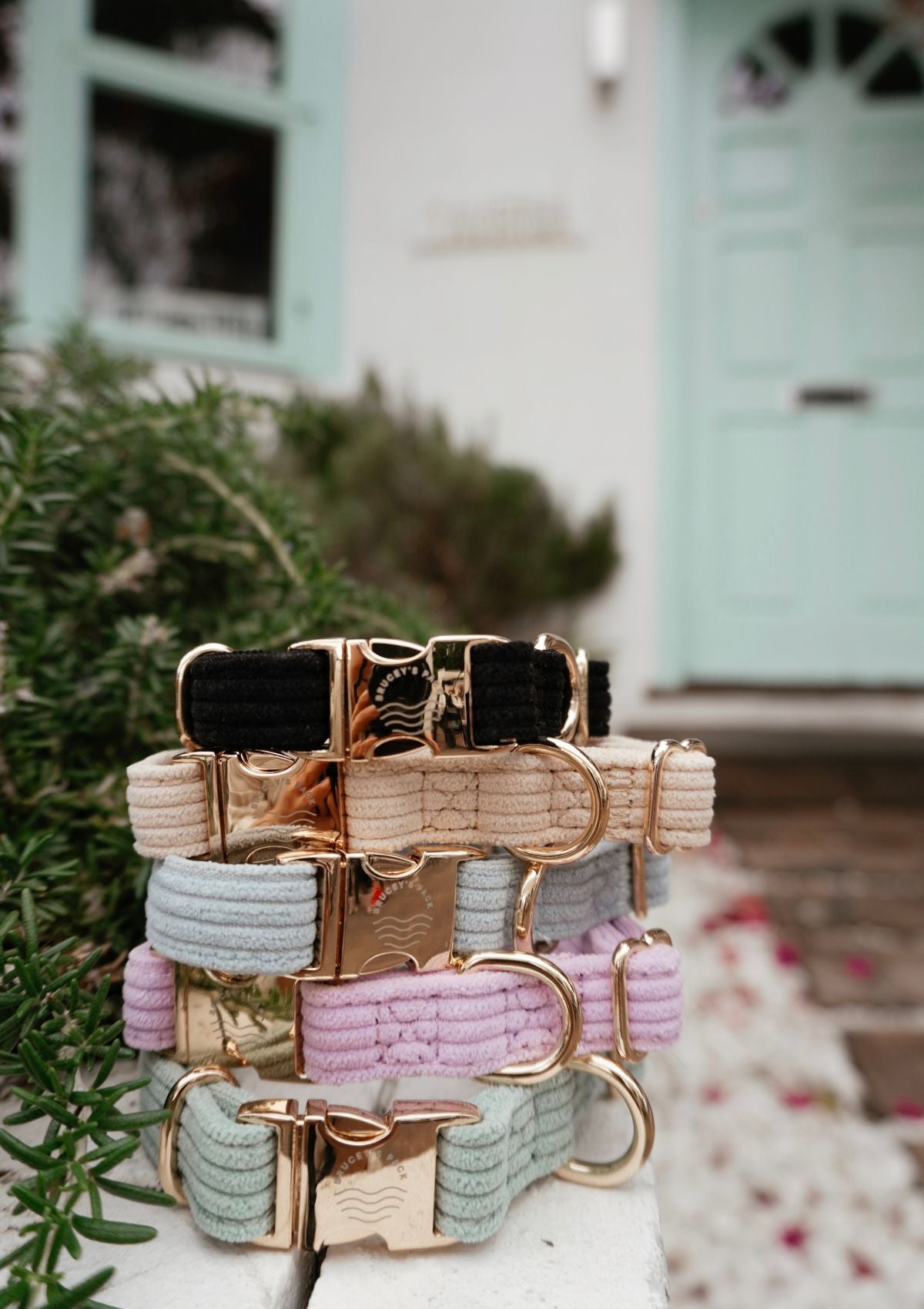 Bella Cord Collar - Beige