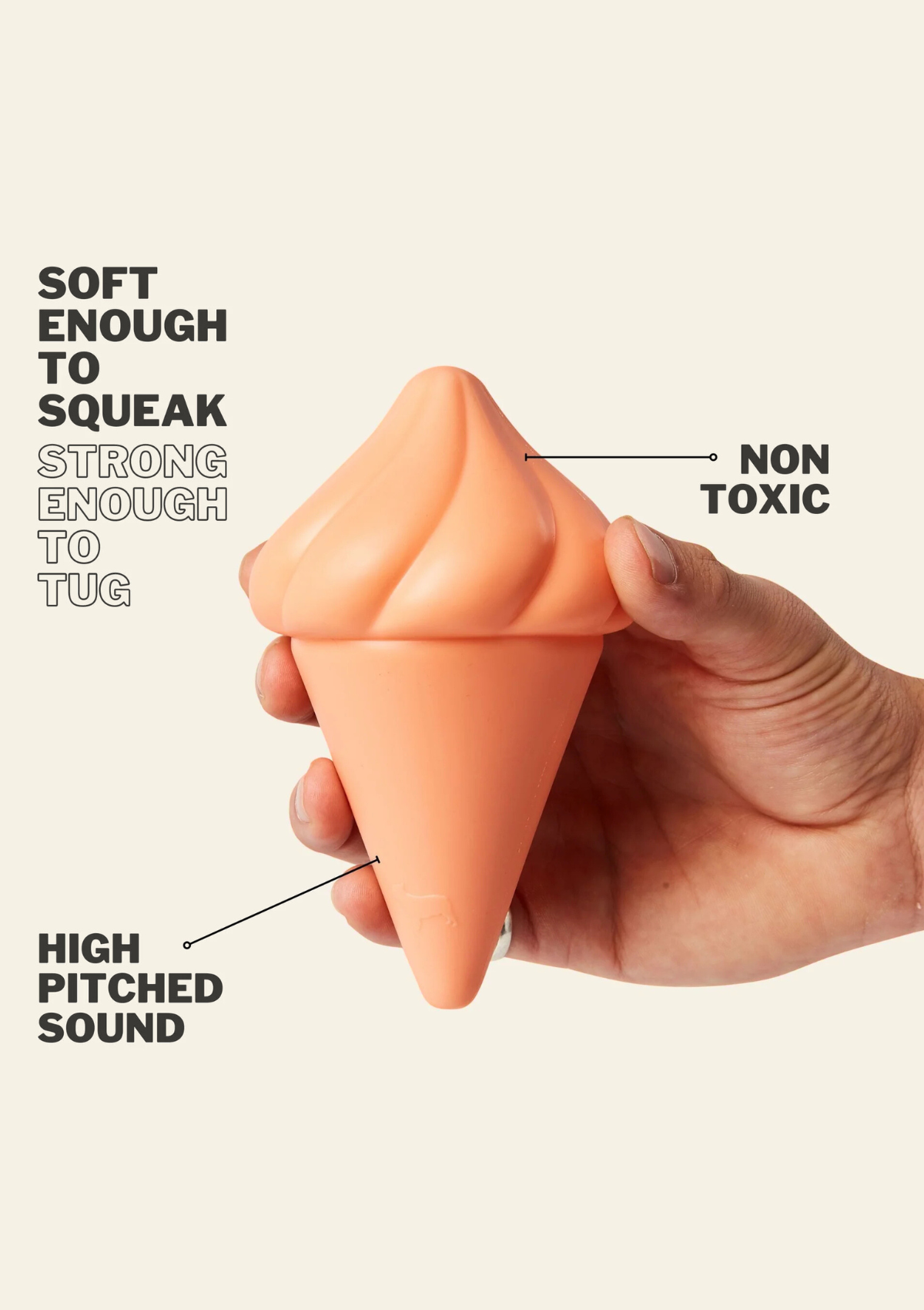 Whippy Squeaky Dog Toy