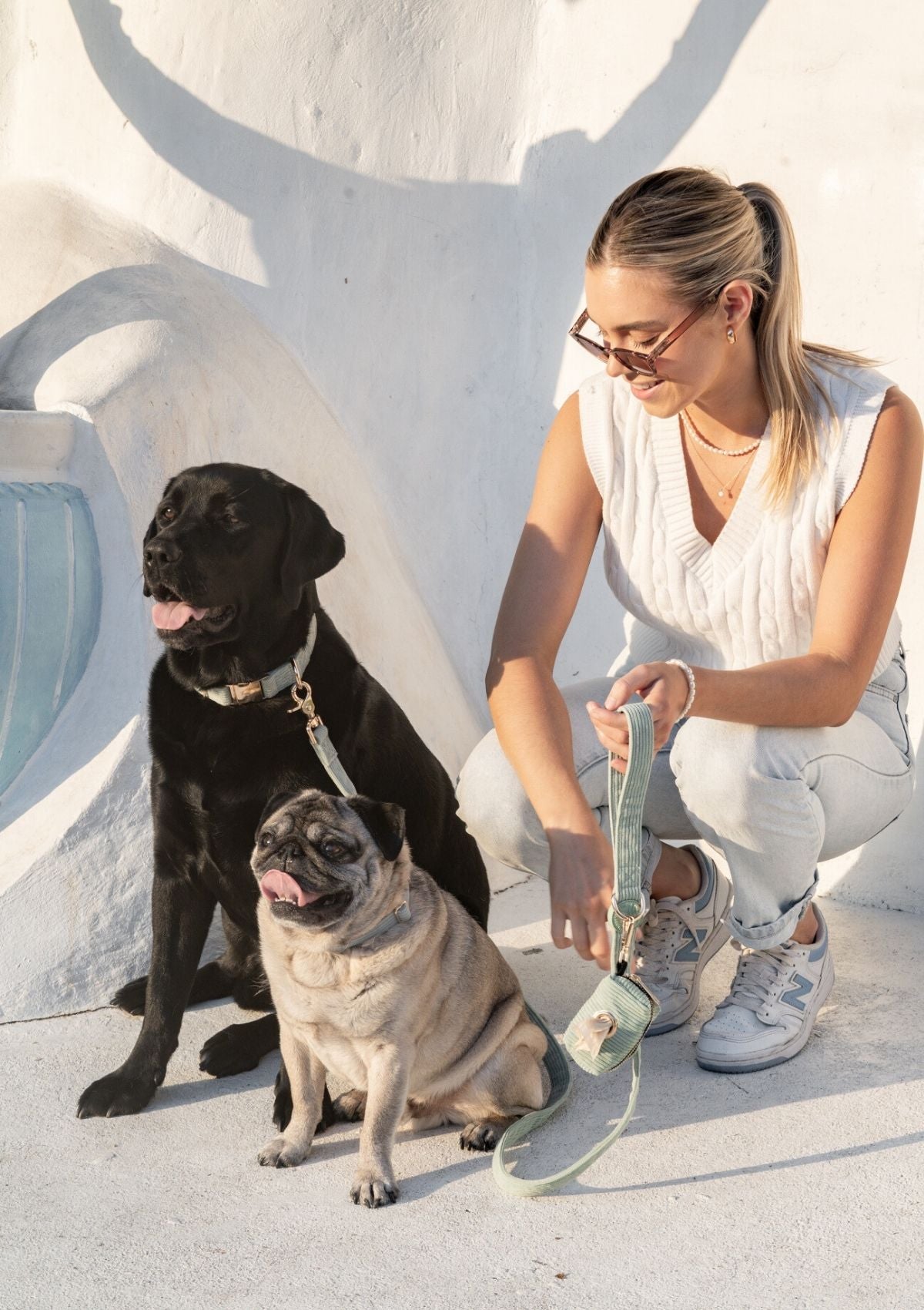 Bella Waste Bag - Sage Green