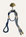 Split Leash Organic Rope Leash - Ocean Ombre