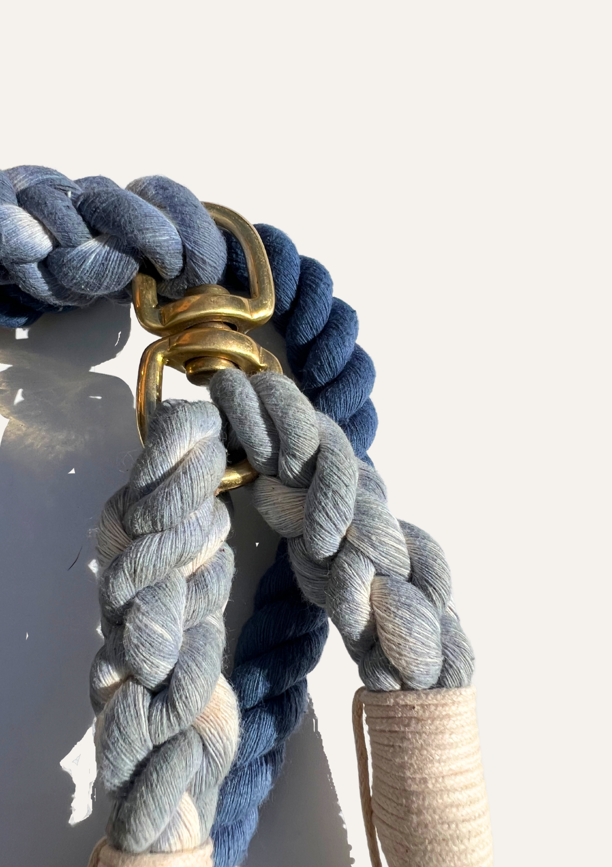 Split Leash Organic Rope Leash - Ocean Ombre