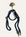 Split Leash Organic Cotton Rope Leash - Black