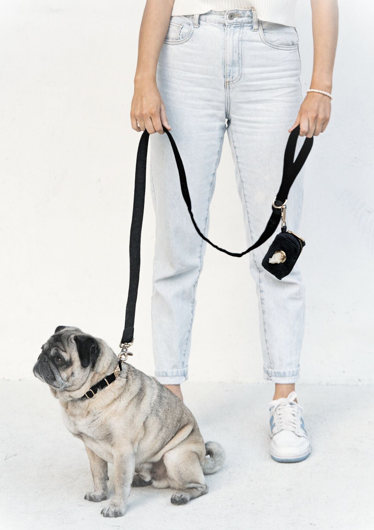 Bella Cord Leash - Black