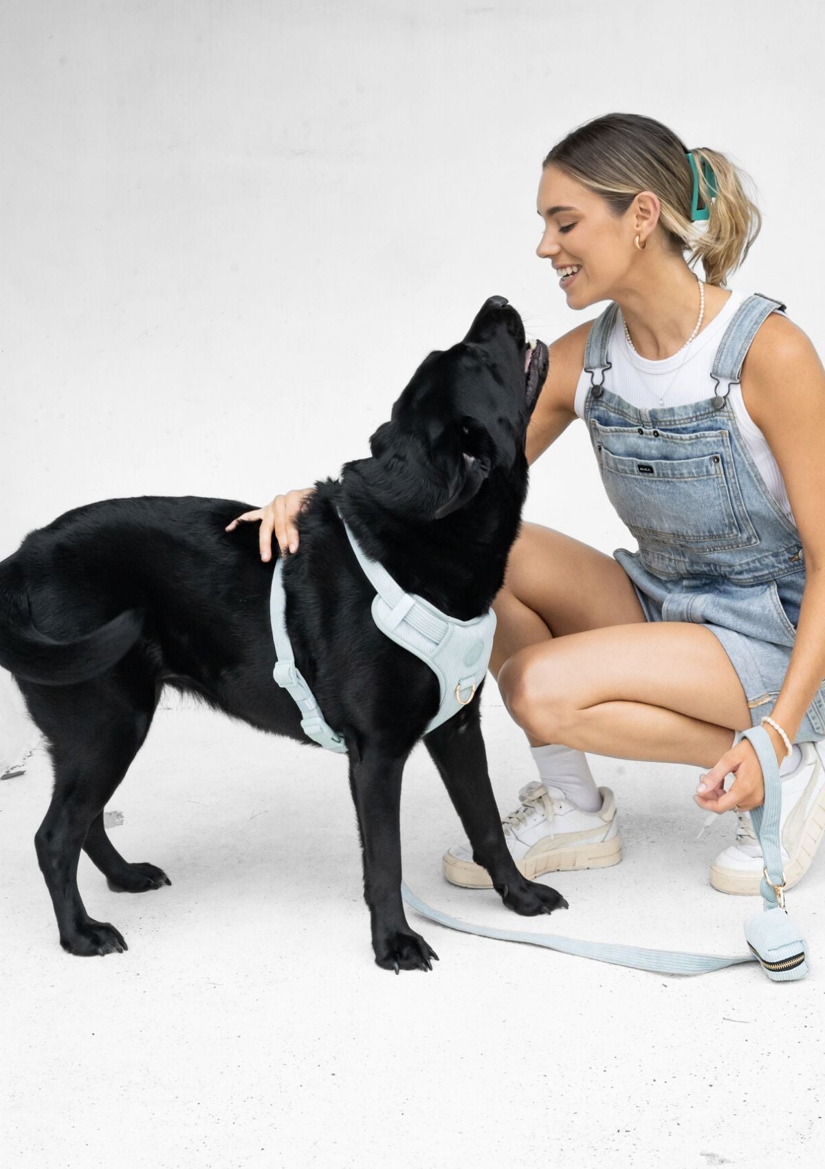 Bella Cord No Pull Harness - Sea Salt