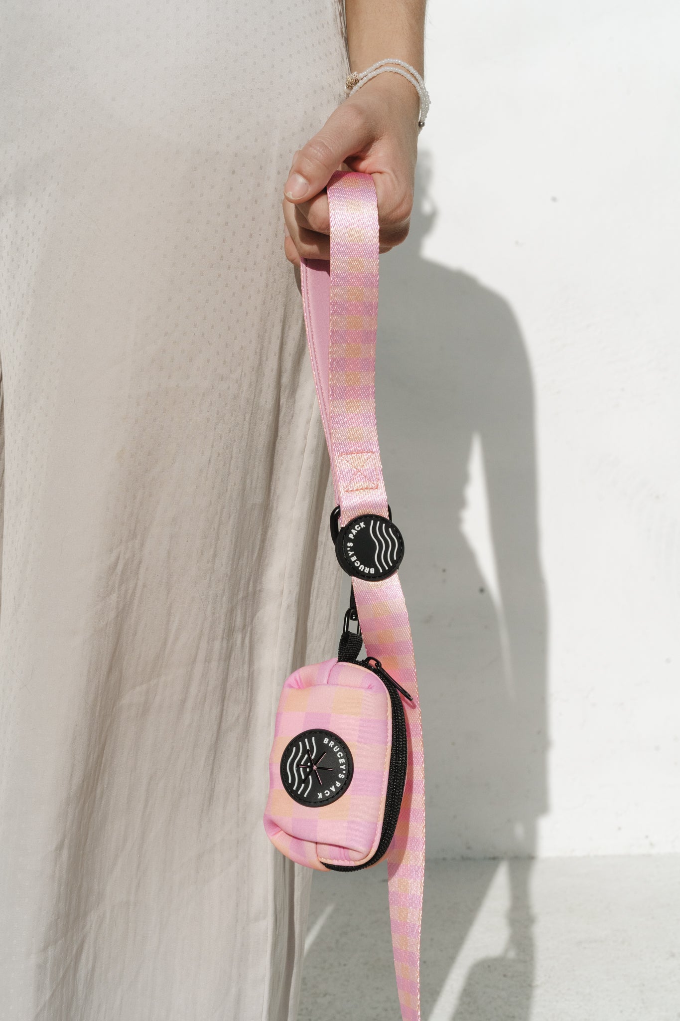 Anti-jamming Everyday Leash - Miami Gingham