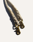 Split Leash Organic Cotton Rope Leash - Natural