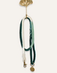 Organic Cotton Rope Leash - Emerald Ombre