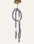 Organic Cotton Rope Leash - Purple